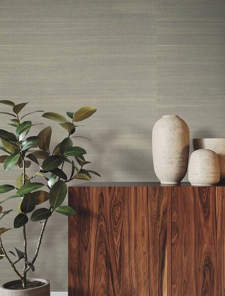 Aurora Sisal Sea Mist Wallpaper