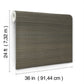 Tailored Abaca Walnut Wallpaper