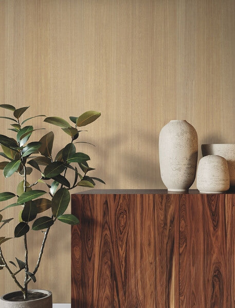 Wood Veneer Honey Wallpaper