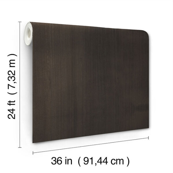 Wood Veneer Walnut Wallpaper