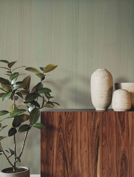 Wood Veneer Willow Wallpaper