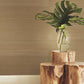 Tailored Abaca Ochre Gold Wallpaper
