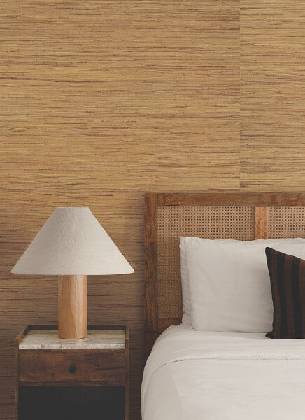 Multicolored Hemp Dorset Gold Wallpaper