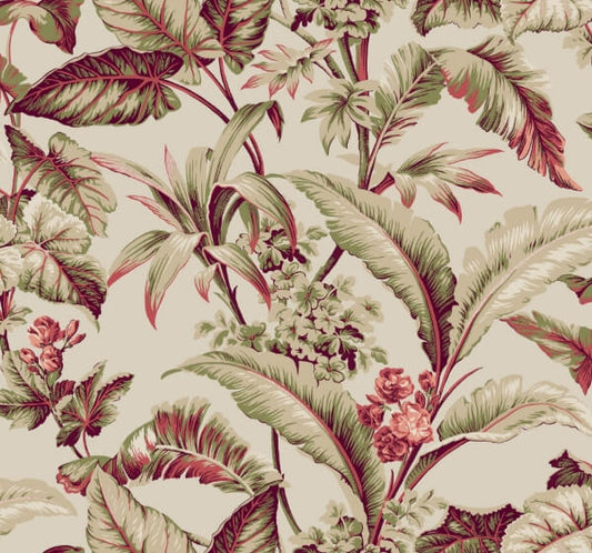 Mystic Isle Taupe Wallpaper