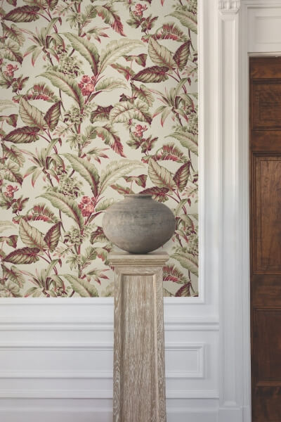 Mystic Isle Taupe Wallpaper
