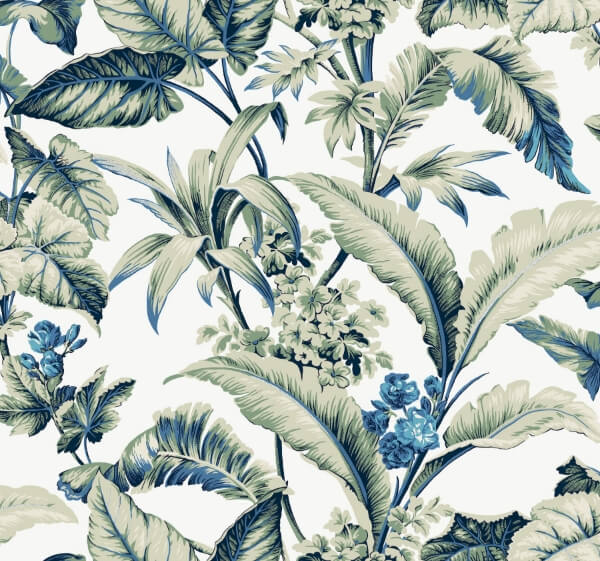 Mystic Isle Multicolor Wallpaper