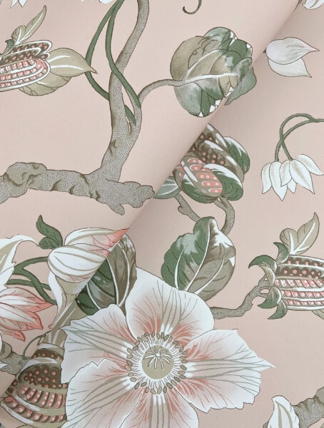 Marguerite Vine Blush Wallpaper