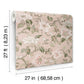 Marguerite Vine Blush Wallpaper