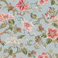 Marguerite Vine Wallpaper - Blue