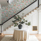 Marguerite Vine Wallpaper - Blue