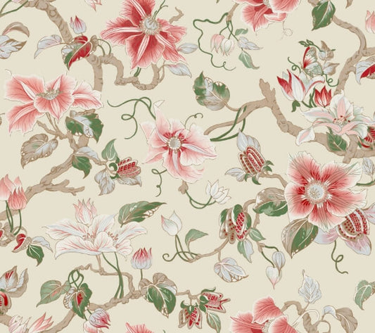 Marguerite Vine Cream Wallpaper