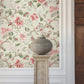 Marguerite Vine Cream Wallpaper