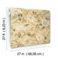 Marguerite Vine Yellow Wallpaper