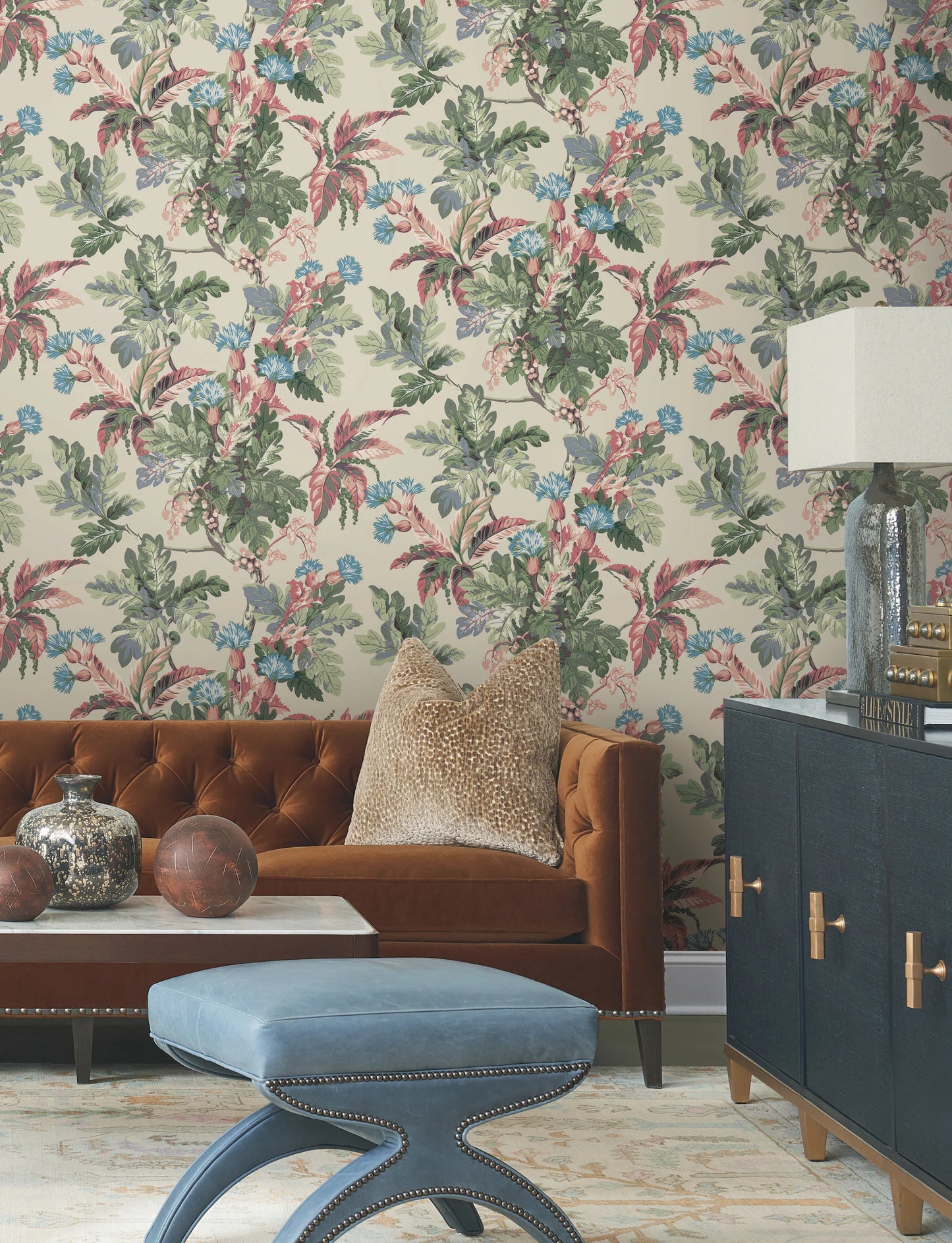 Briarwood Taupe Wallpaper