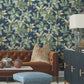 Briarwood Navy Wallpaper
