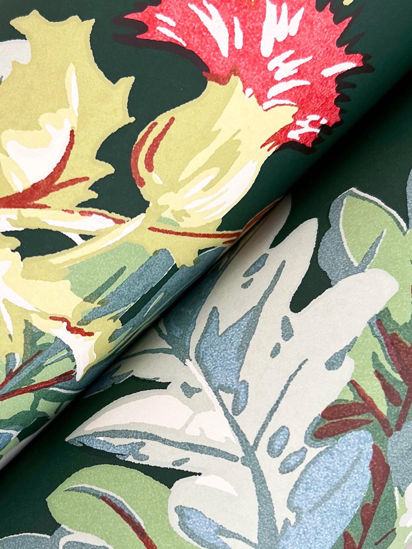 Briarwood Green Wallpaper
