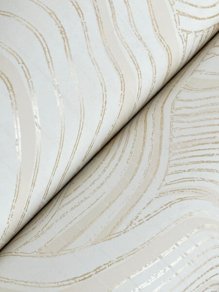 Geodes White Wallpaper