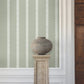Braided Stripe Green Wallpaper