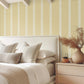 Braided Stripe Yellow Wallpaper