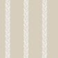 Braided Stripe Beige Wallpaper