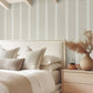 Braided Stripe Beige Wallpaper