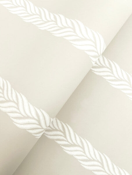Braided Stripe Tan Wallpaper