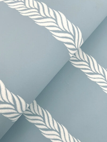 Braided Stripe Blue Wallpaper