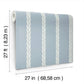 Braided Stripe Blue Wallpaper