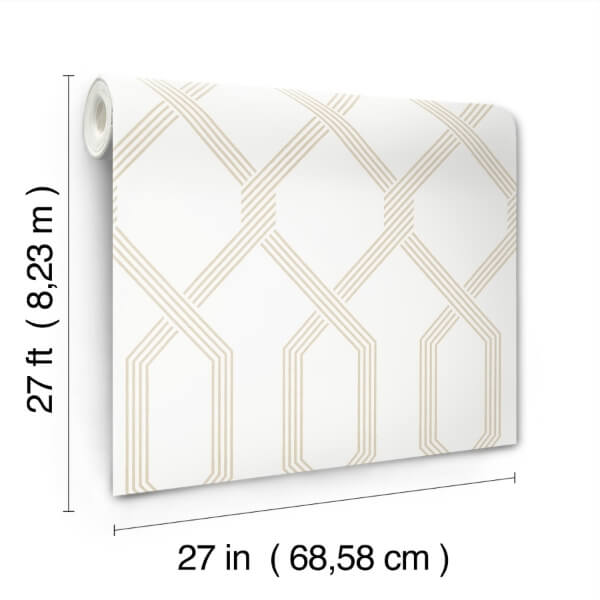 Palisade Beige Wallpaper