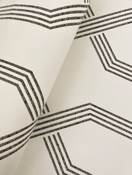 Palisade Black Wallpaper