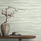 Brushed Linen Green Wallpaper