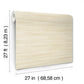 Brushed Linen Ivory Wallpaper