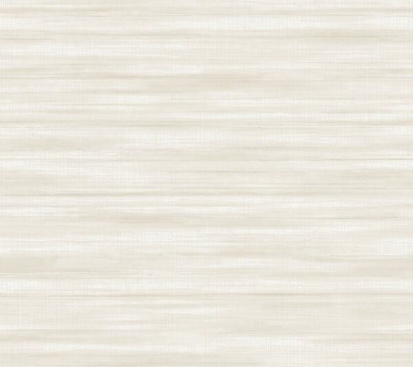 Brushed Linen White Wallpaper