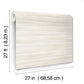 Brushed Linen White Wallpaper