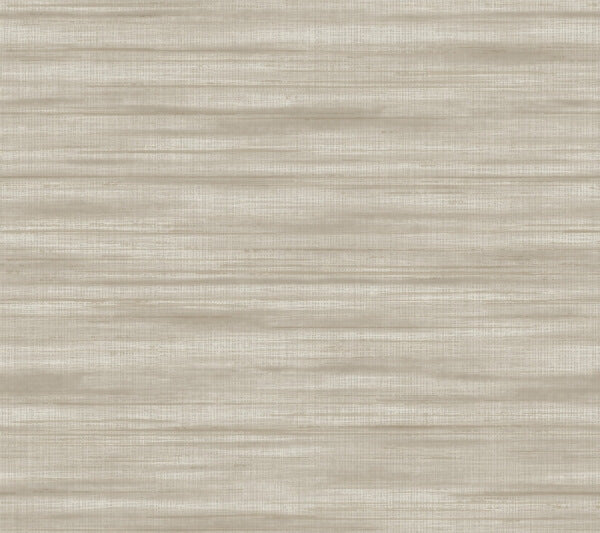 Brushed Linen Taupe Wallpaper
