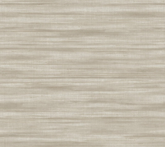 Brushed Linen Taupe Wallpaper