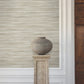 Brushed Linen Taupe Wallpaper