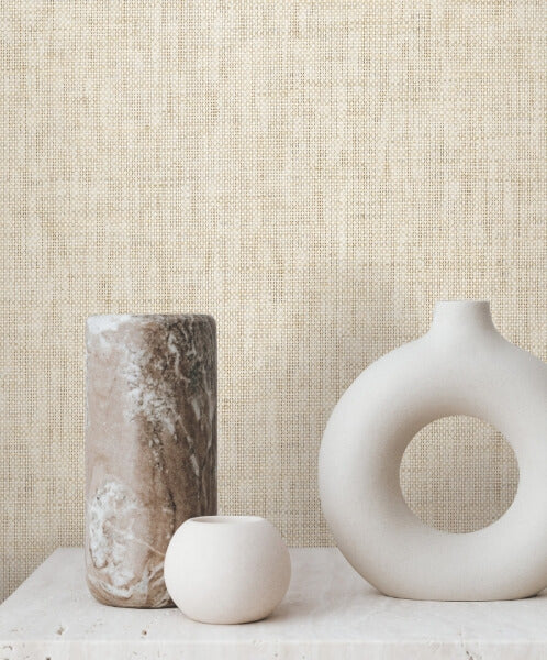 Kami Paperweave Natural Wallpaper