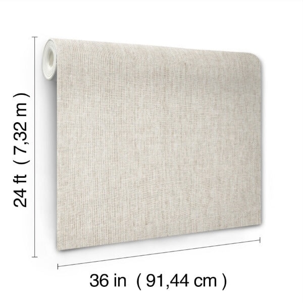 Kami Paperweave Smoke Wallpaper