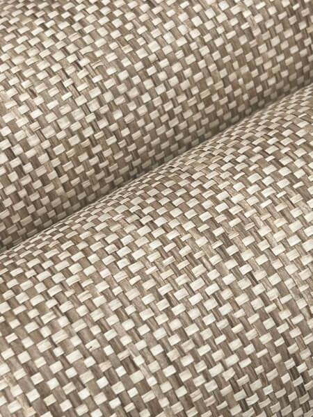 Edo Paperweave Mushroom Wallpaper
