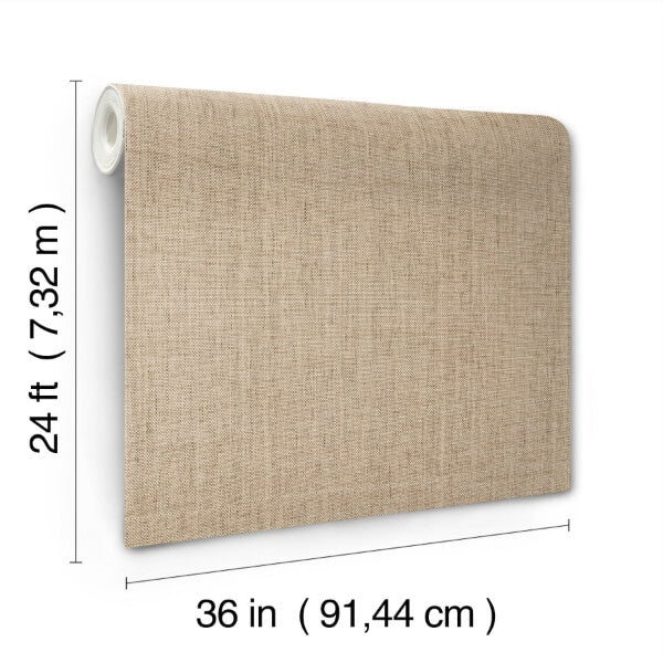 Edo Paperweave Mushroom Wallpaper