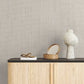 Tailored Weave White Wallpaper