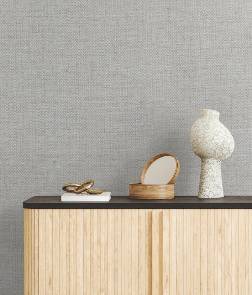 Tailored Weave Sea Glass Wallpaper