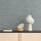 Tailored Weave Blue Wallpaper