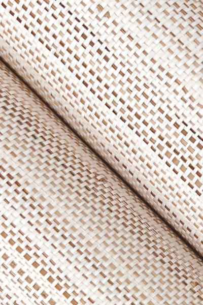 Marled Abaca White Wallpaper