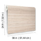 Marled Abaca White Wallpaper