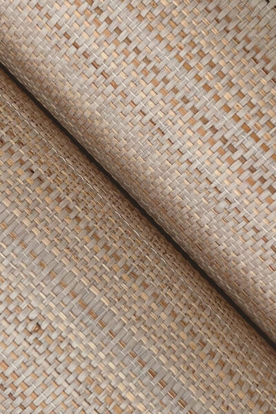 Marled Abaca Taupe Wallpaper