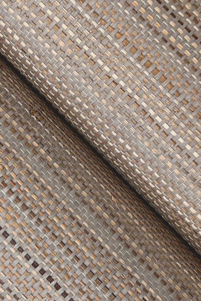 Marled Abaca Grey Wallpaper
