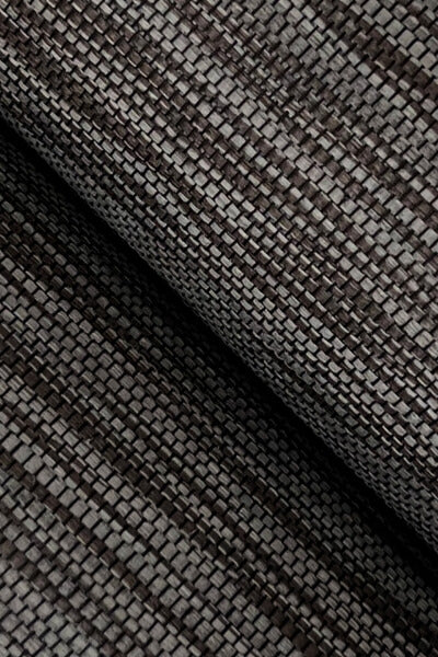 Horizon Paperweave Black Wallpaper