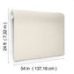Classic Linen White Wallpaper